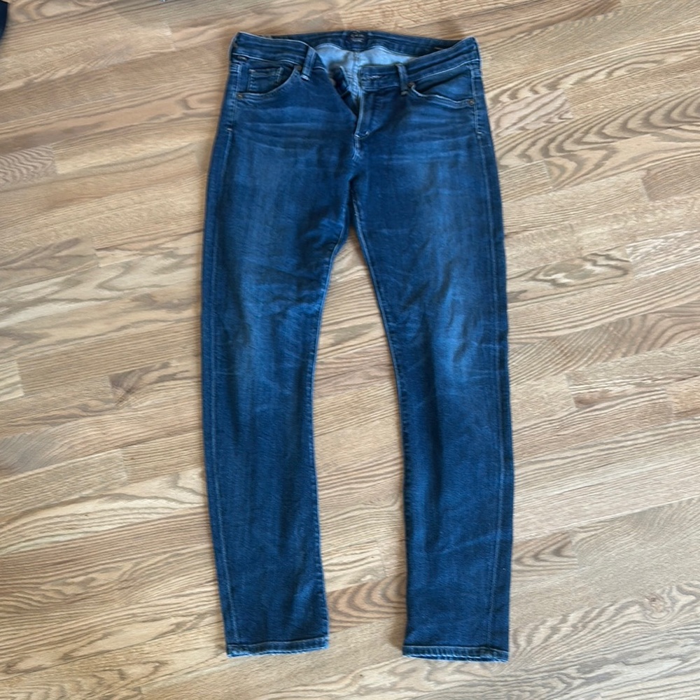 Dark Blue Denim Jeans